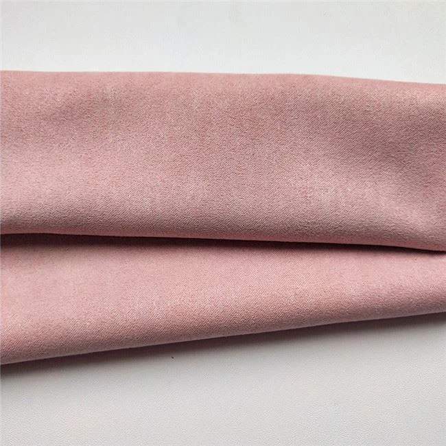 pink color of suede fabric 