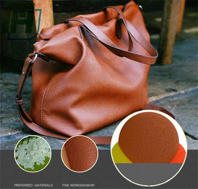 Litchi design pu fabric  (4)