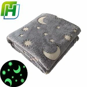 Coperta in pile di flanella con luce notturna